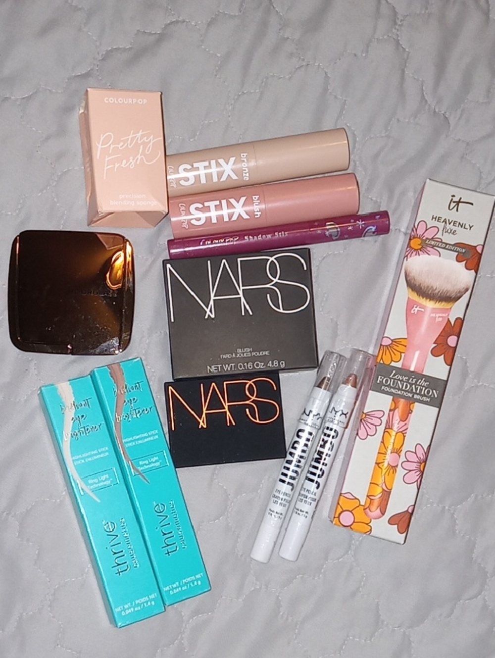 Makeup products - NARS, IT, THRIVE COSMETICS, COLOURPOP...ETC..